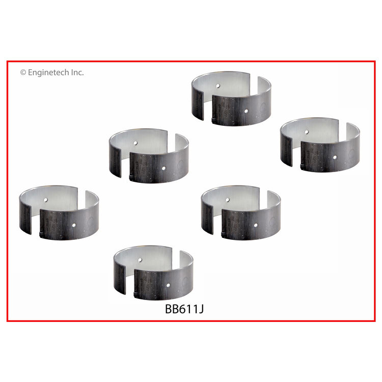 Enginetech BB611JSTD Engine Full Connecting Rod Bearing Set for 1960-1961 Dodge and Plymouth Models
