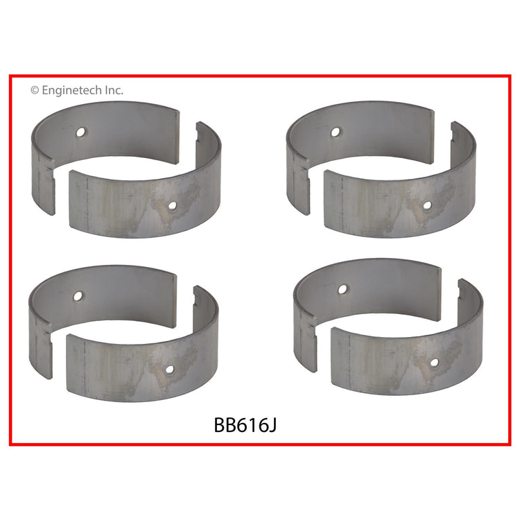 Enginetech BB616J030 Engine Full Connecting Rod Bearing Set for 1984-1985 Ford Tempo & Mercury Topaz