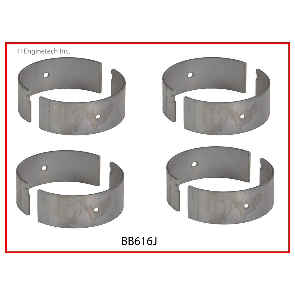 Enginetech BB616J010 Full Connecting Rod Bearing Set for 1984-1985 Ford Tempo and Mercury Topaz