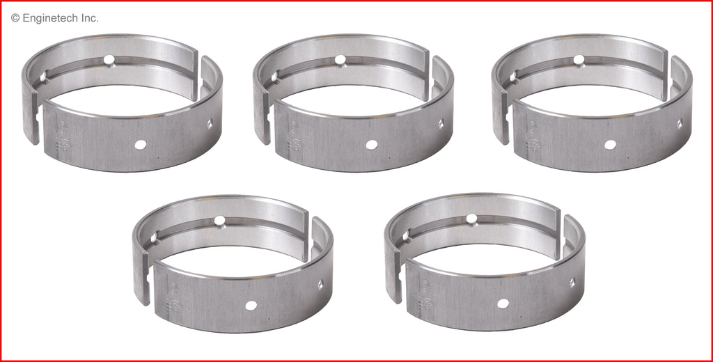 Enginetech BC1003STD Engine Full Crankshaft Main Bearing Set for Nissan Versa (2012-2017)