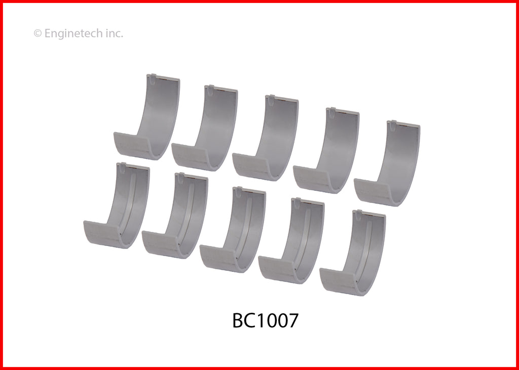 Enginetech BC1007.25 Engine Full Crankshaft Main Bearing Set for Honda Models