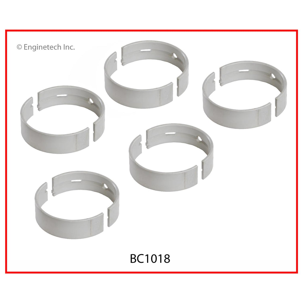 Enginetech BC1018STD Engine Full Crankshaft Main Bearing Set for Nissan Vehicles