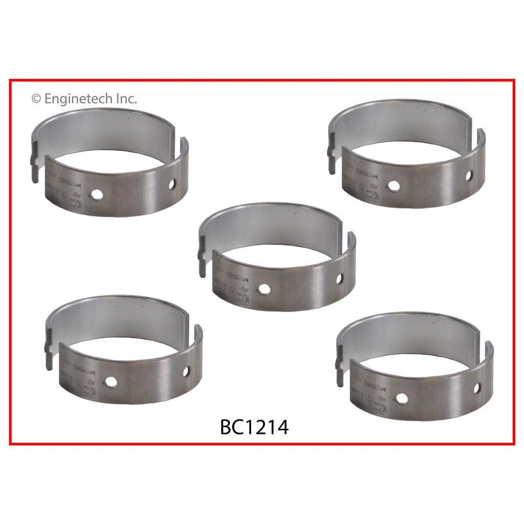 Enginetech BC1214STD Engine Full Crankshaft Main Bearing Set for Toyota Echo and Prius