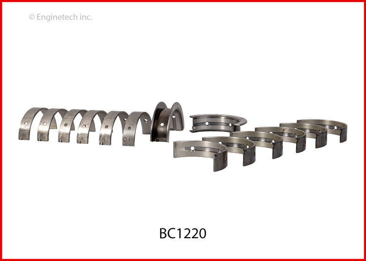 Enginetech BC1220STD Engine Full Crankshaft Main Bearing Set for Subaru 2012-2015