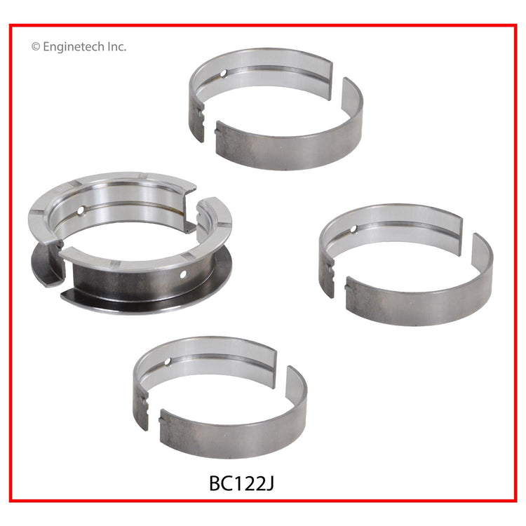 Enginetech BC122JSTD Engine Full Crankshaft Main Bearing Set for Select Saturn and Cadillac Models