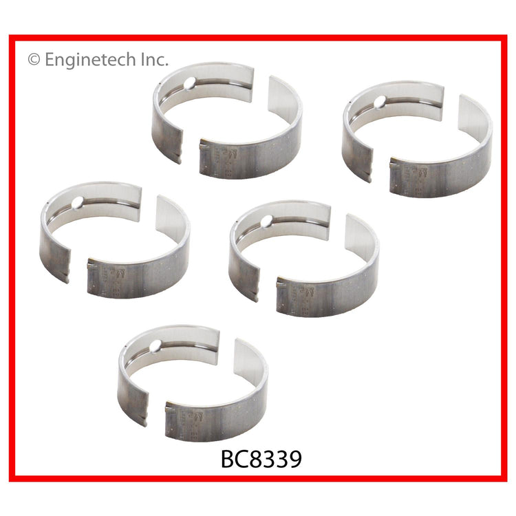 Enginetech BC8339STD Engine Full Crankshaft Main Bearing Set for Suzuki Sidekick & Esteem