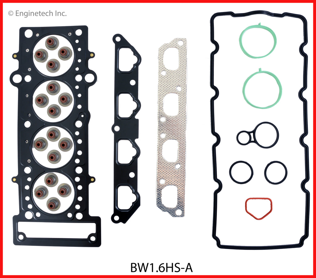 Enginetech BW1.6HS-A Engine Cylinder Head Gasket Set for Mini Cooper