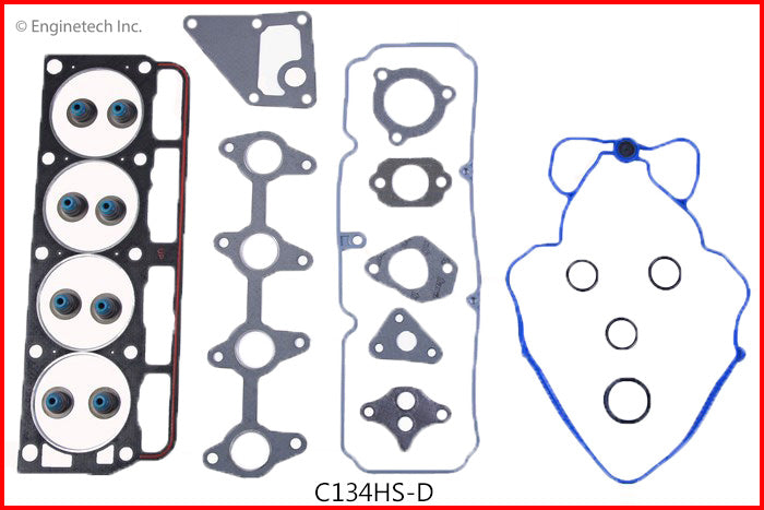 Enginetech C134HS-D Engine Cylinder Head Gasket Set for GMC and Chevrolet Vehicles