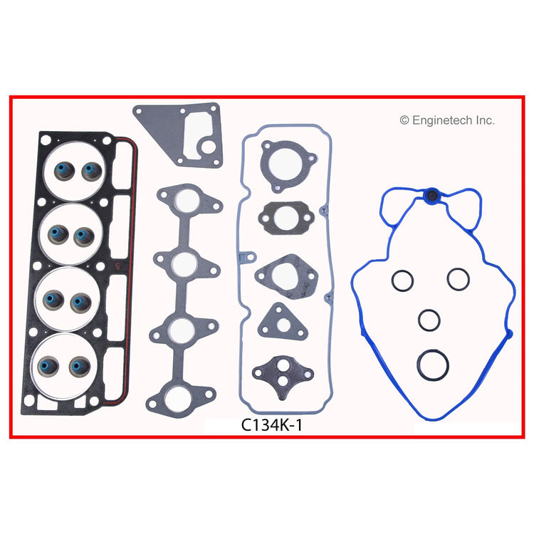Enginetech C134K-1 Engine Full Gasket Set for Chevrolet and GMC Cars and Trucks