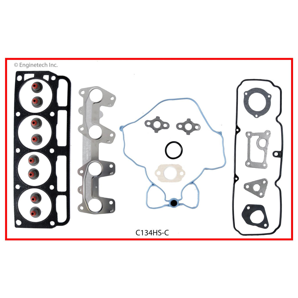Enginetech C134K-3 Engine Full Gasket Set for GMC and Chevrolet Cars and Trucks