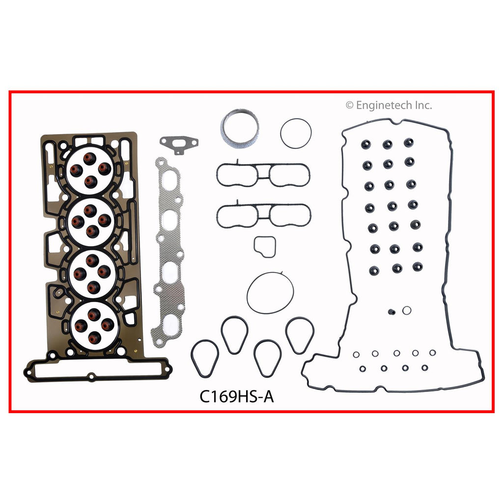 Enginetech C169HS-AWB Engine Cylinder Head Gasket Set for GMC and Chevrolet Vehicles