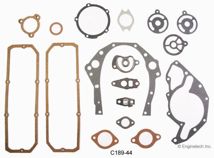 Enginetech C189-44 Engine Full Gasket Set for GMC and Chevrolet Cars and Trucks