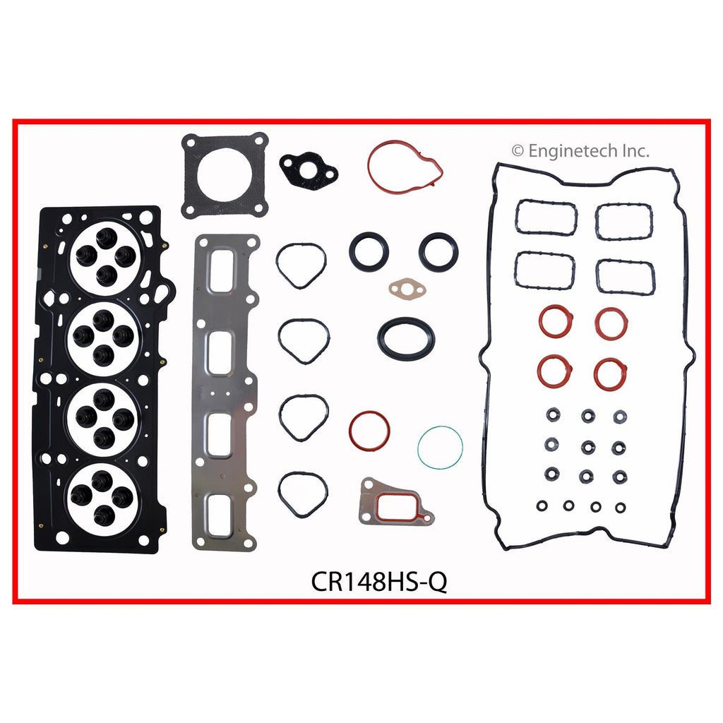 Enginetech CR148HS-Q Engine Cylinder Head Gasket Set for Dodge and Chrysler Vehicles