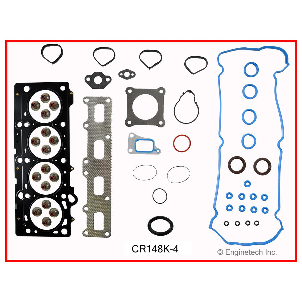 Enginetech CR148K-4 Engine Full Gasket Set for Dodge and Chrysler Vehicles