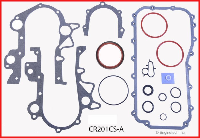 Enginetech CR201CS-A Engine Lower End Gasket Set for Dodge and Chrysler Vehicles