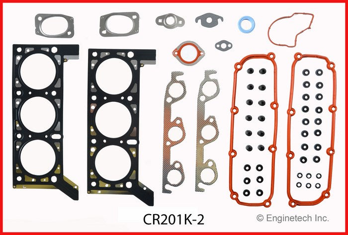 Enginetech CR201K-2 Engine Full Gasket Set for Dodge and Chrysler Vehicles
