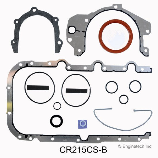 Enginetech CR215CS-B Engine Lower End Gasket Set for Dodge and Chrysler Vehicles