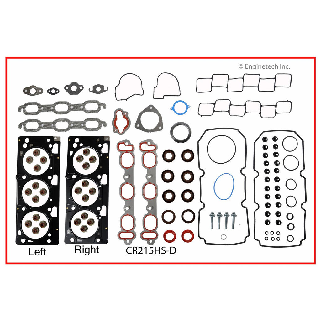 Enginetech CR215K-2 Engine Full Gasket Set for 2004 Chrysler Pacifica