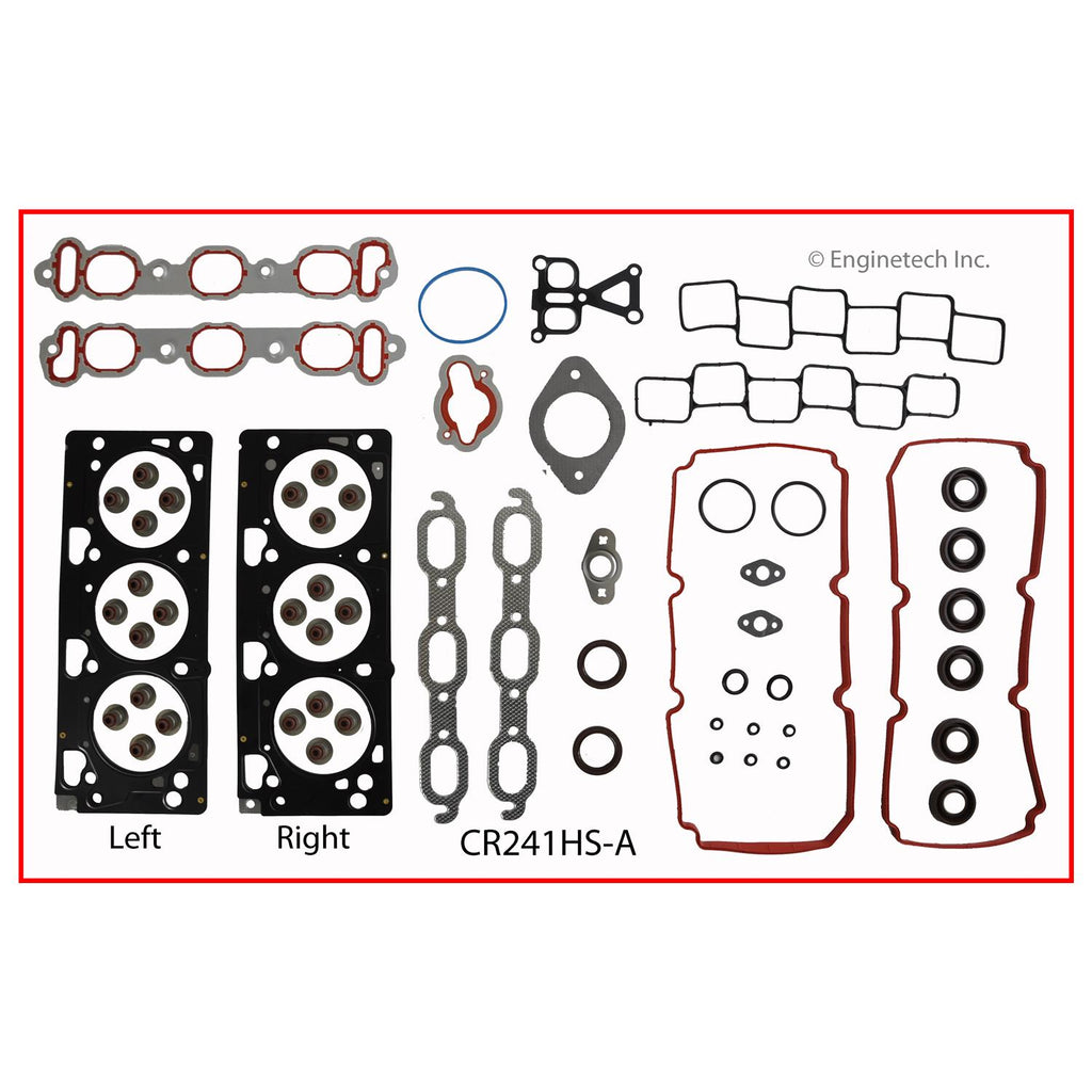 Enginetech CR215K-7 Engine Full Gasket Set for Dodge and Chrysler Vehicles