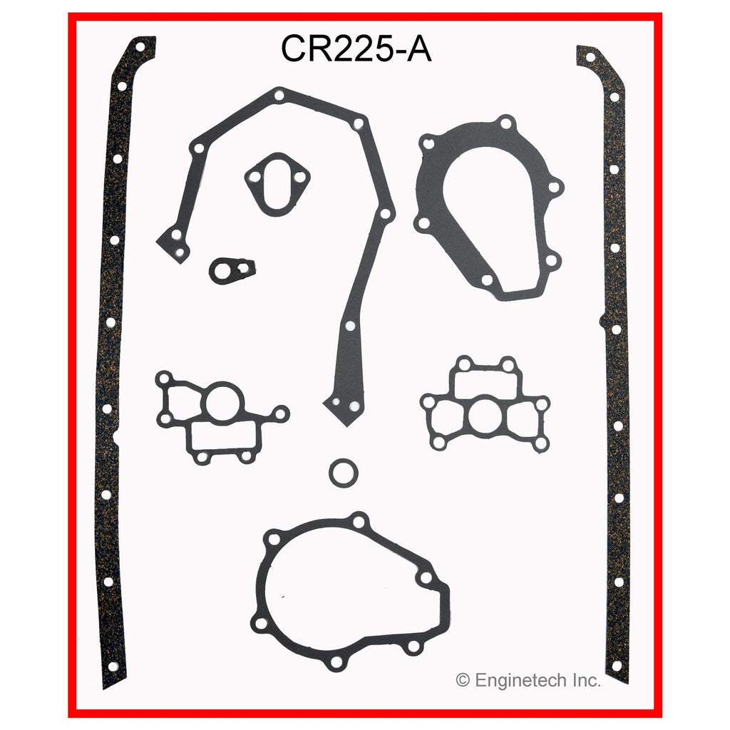 Enginetech CR225-A Engine Full Gasket Set for Dodge and Chrysler Cars and Trucks