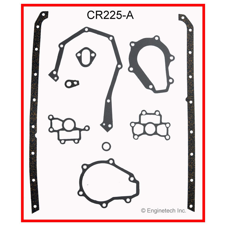 Enginetech CR225-A Engine Full Gasket Set for Dodge and Chrysler Cars and Trucks
