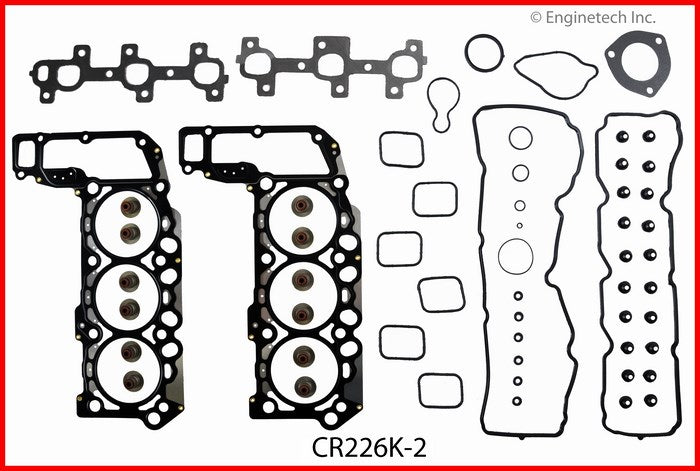 Enginetech CR226K-2 Engine Full Gasket Set for Dodge and Chrysler Vehicles