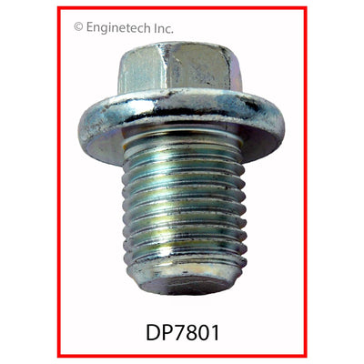 Enginetech Zinc Alloy Engine Oil Pan Drain Plug - Part DP7801