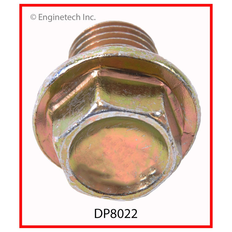 Enginetech DP8022 Engine Oil Pan Drain Plug – Steel Alloy Construction for Reliable Sealing