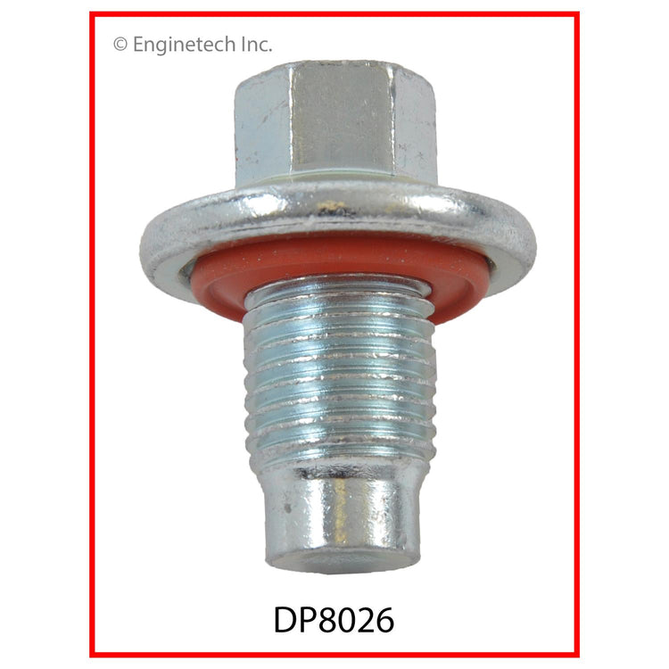 Enginetech DP8026 Engine Oil Pan Oil Drain Plug with Gasket Seal ...
