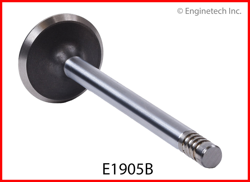 Enginetech E1905B Engine Exhaust Valve with Oversized Stem and Head for Ford Applications