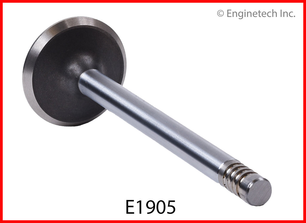Enginetech E1905 Engine Exhaust Valve with Oversized Stem and Head for Ford Engines