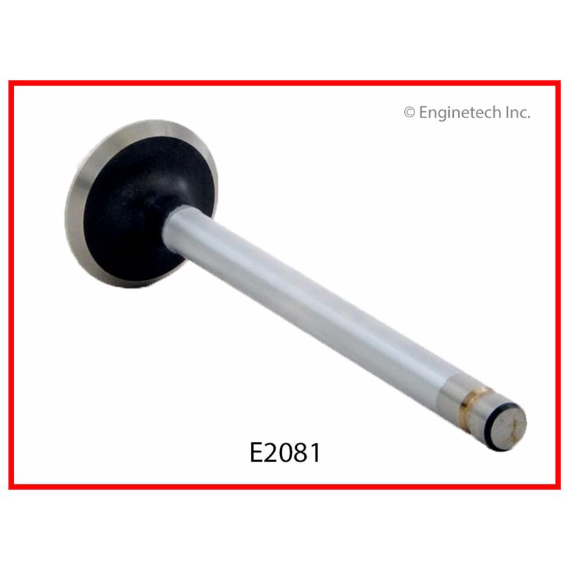 Enginetech E2081 Engine Exhaust Valve with Oversized Stem and Head for Cadillac Models