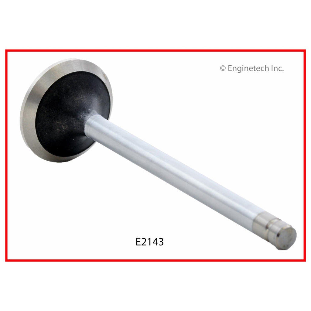 Enginetech E2143 Engine Exhaust Valve with Oversized Stem and Head for 2004-2005 GM Vehicles