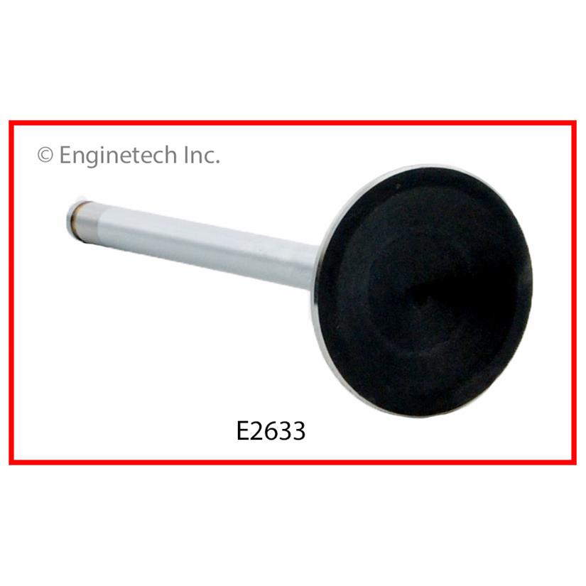 Enginetech E2633B Engine Exhaust Valve with Oversized Stem and Head for Dodge Trucks