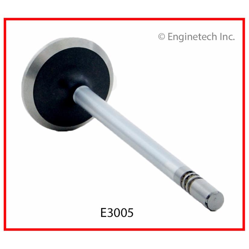 Enginetech E3005 Engine Exhaust Valve with Oversized Stem and Head for Ford E-Series (2012-2013)