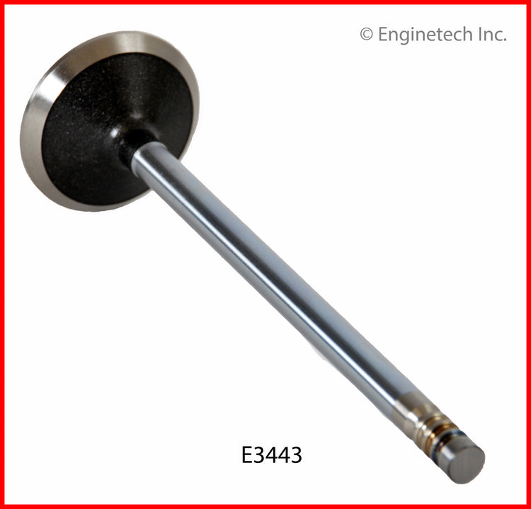 Enginetech E3443 Engine Exhaust Valve with Oversized Stem and Head for Chrysler and Dodge Vehicles