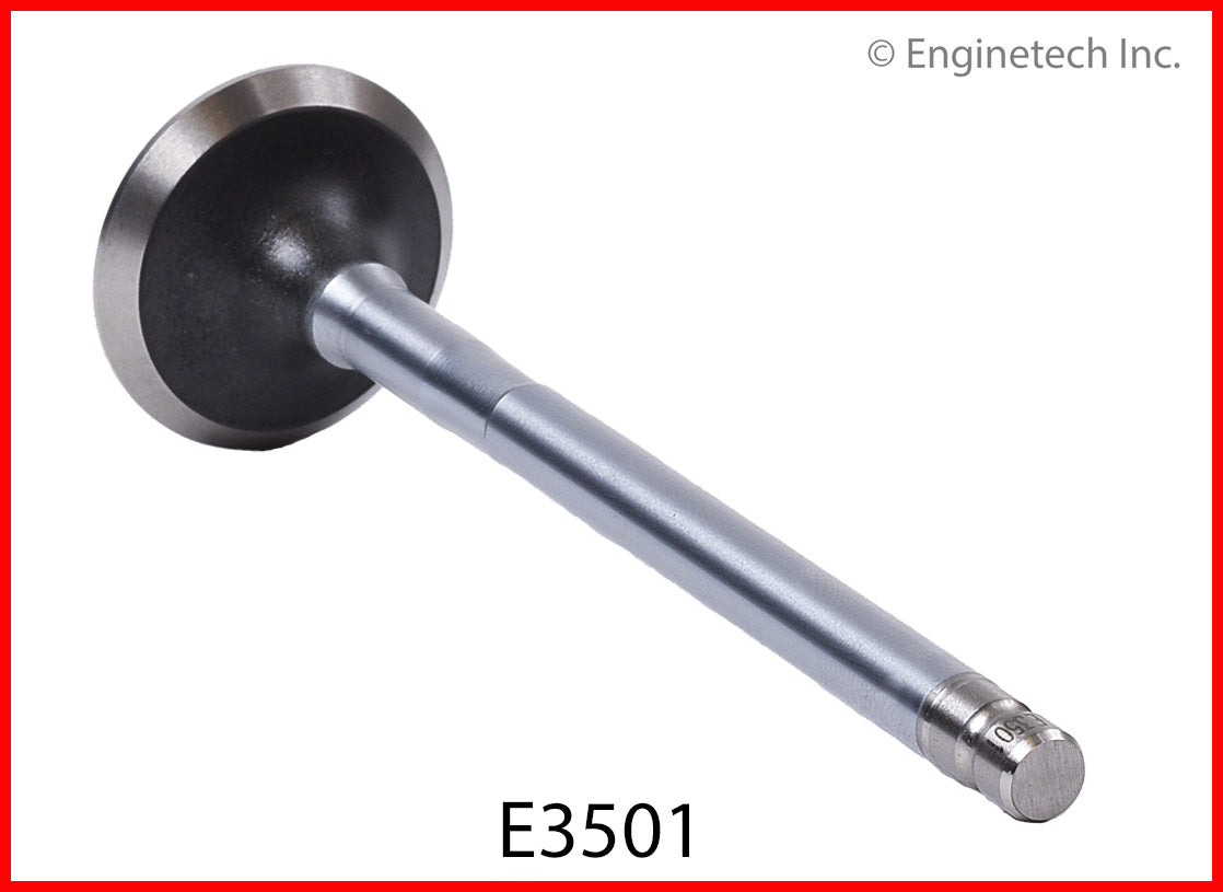 Enginetech E3501 Engine Exhaust Valve with Oversized Stem and Head for ...