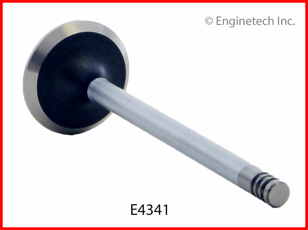 Enginetech E4341 Engine Exhaust Valve with Oversized Stem and Head for Jeep and Dodge Models