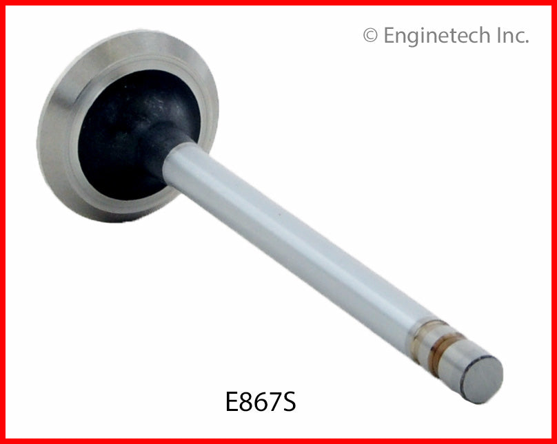 Enginetech E867S Engine Exhaust Valve with Oversized Stem and Head