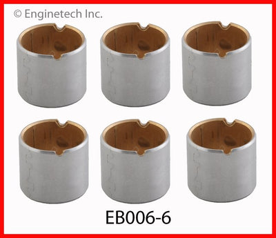 Enginetech EB006-6 Engine Piston Wrist Pin Bushing Set for Buick and Chevrolet 2004-2005
