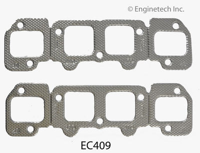 Enginetech EC409 Exhaust Manifold Gasket for Chevrolet and GMC Cars and Trucks