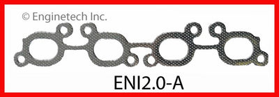 Enginetech Exhaust Manifold Gasket for Nissan and Infiniti Vehicles (Part ENI2.0-A)