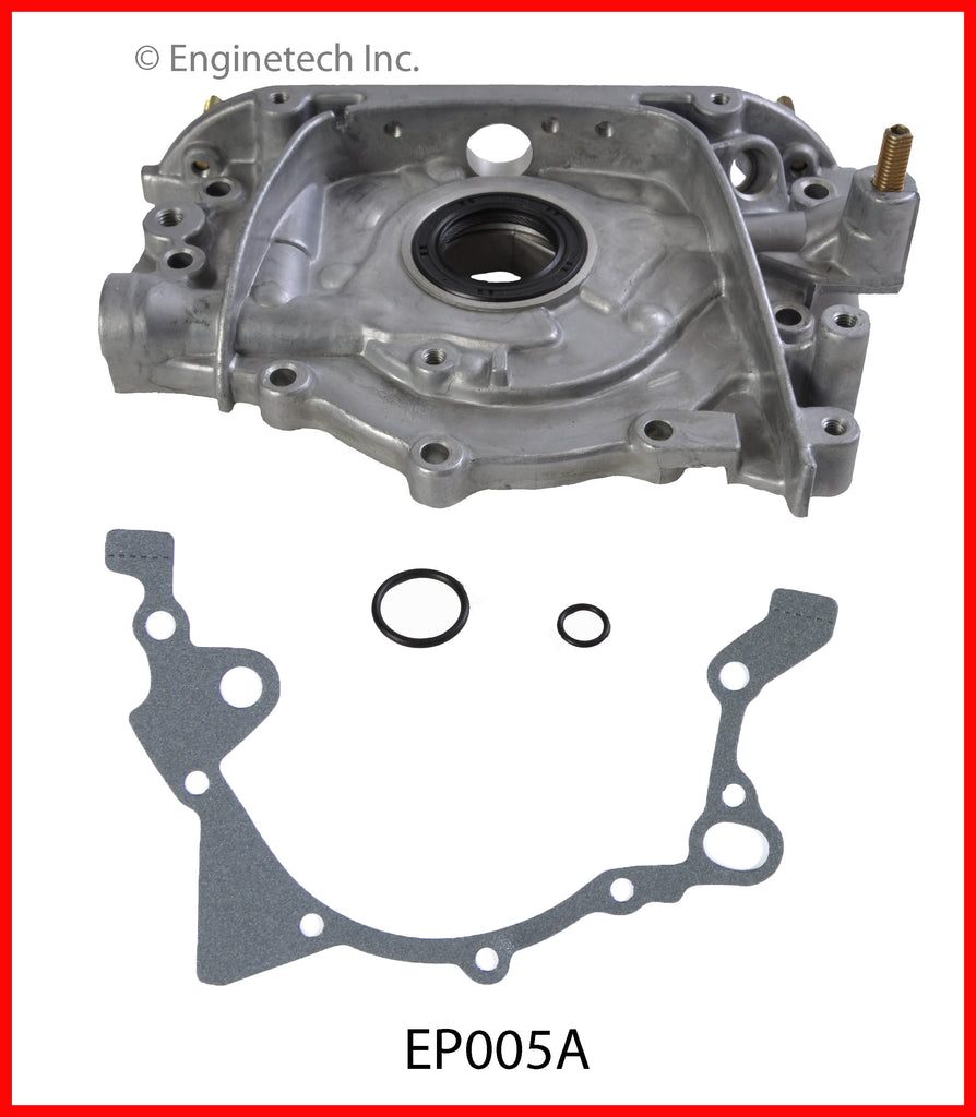 Enginetech EP005A Engine Oil Pump with Gasket for Suzuki Sidekick and Chevrolet Metro
