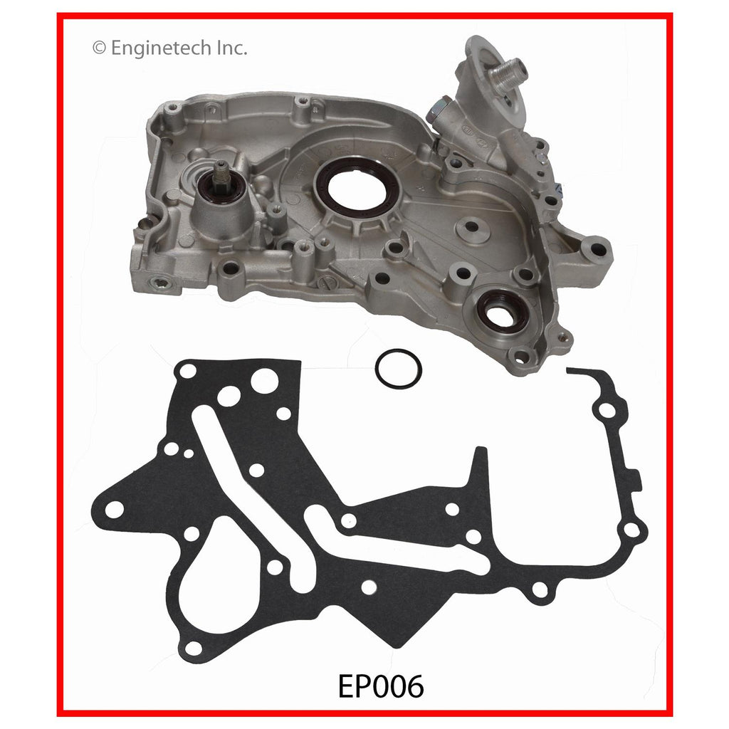Enginetech EP006 Engine Oil Pump with Gasket for Hyundai and Kia Vehicles