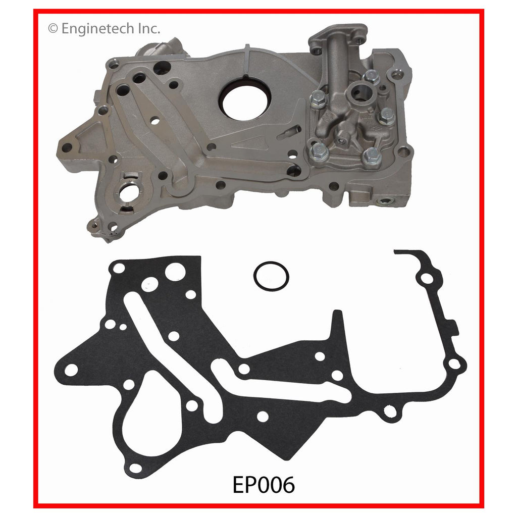 Enginetech EP006 Engine Oil Pump with Gasket for Hyundai and Kia Vehicles