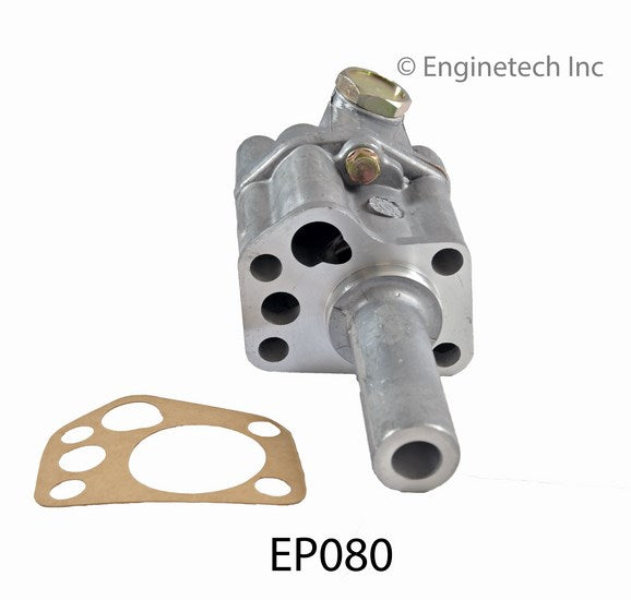 Enginetech EP080 Engine Oil Pump with Gasket for Nissan 200SX, 510, D21
