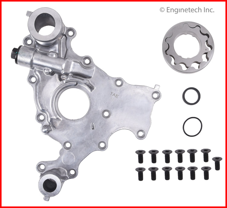 Enginetech Engine Oil Pump with Gasket for Toyota Sequoia, Tundra & Lexus LX570 (Part EP1028)
