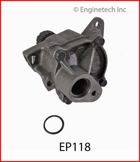 Enginetech EP118 Engine Oil Pump with Gasket for Dodge and Plymouth Vehicles