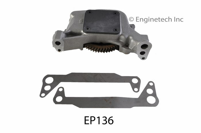 Enginetech EP136 Engine Oil Pump with Gasket for Buick Skylark, Chevrolet Beretta, and Oldsmobile Achieva