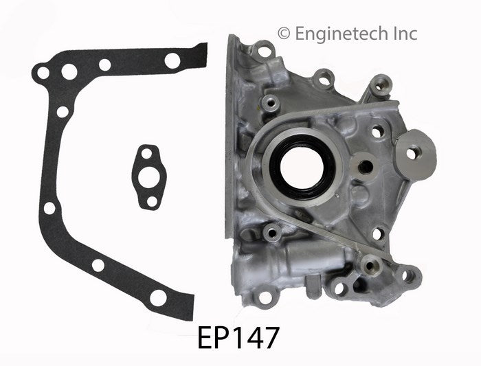 Enginetech EP147 Engine Oil Pump with Gasket for Chevy Nova, Geo Prizm, Toyota Celica